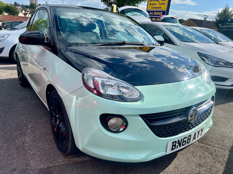 Green Vauxhall Adam 1.2i ENERGISED Black Jack Hatchback 3dr Petrol Manual Euro 6 70 ps